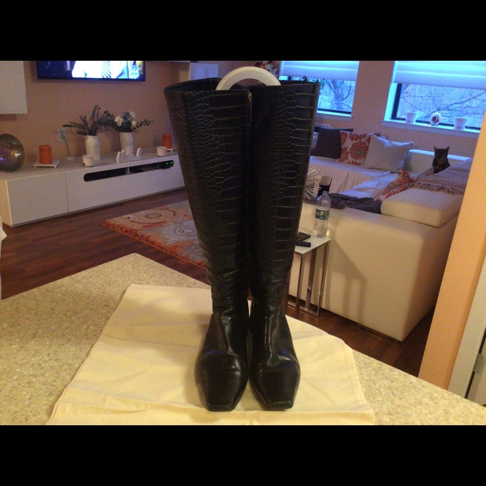 Genuine Dior leather boots